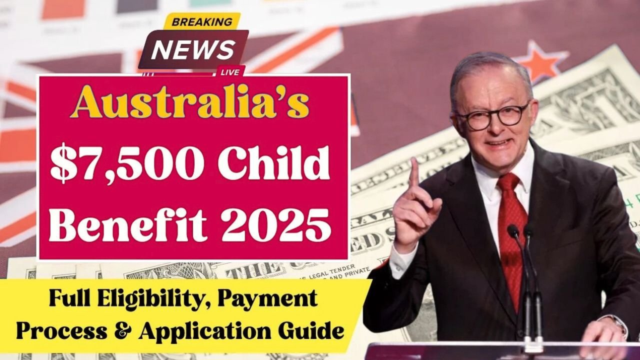 Australia’s $7,500 Child Benefit 2025: Your Guide to Eligibility and Payments